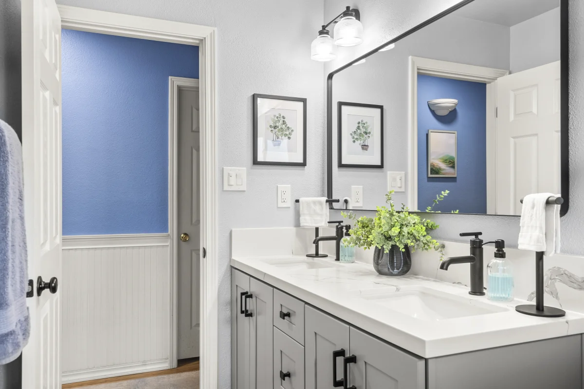Clean Contrast Bathroom Remodel, photo 1