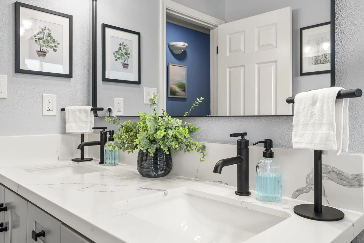 Clean Contrast Bathroom Remodel, photo 4