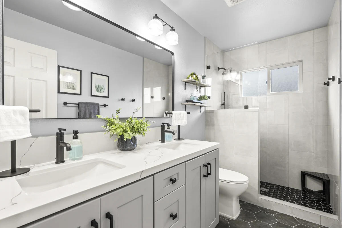 Clean Contrast Bathroom Remodel, photo 25