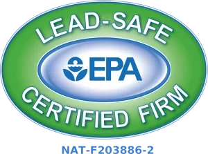 EPA Lead-Safe Certified Firm logo for Solid Construction & Design