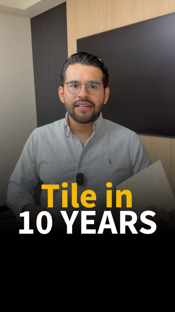 What tile is still gonna look great in 10 years?