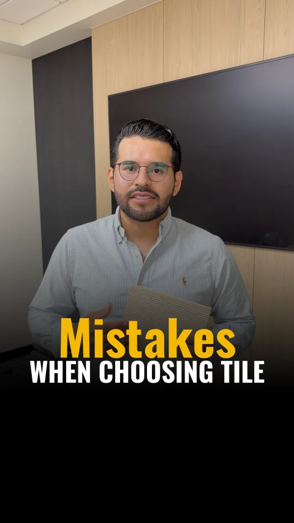 Tips from tile manufacturer
