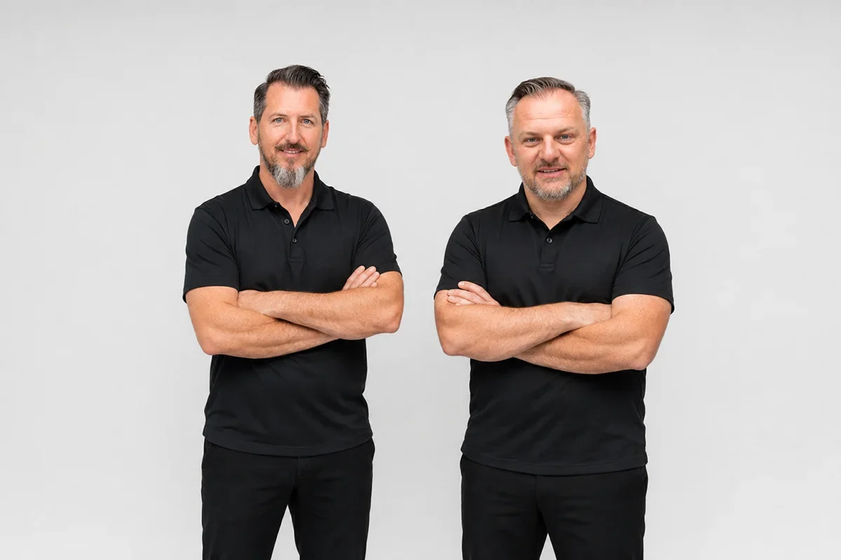 Co-founders Oleg and Roman Kravchuk of Solid Construction & Design