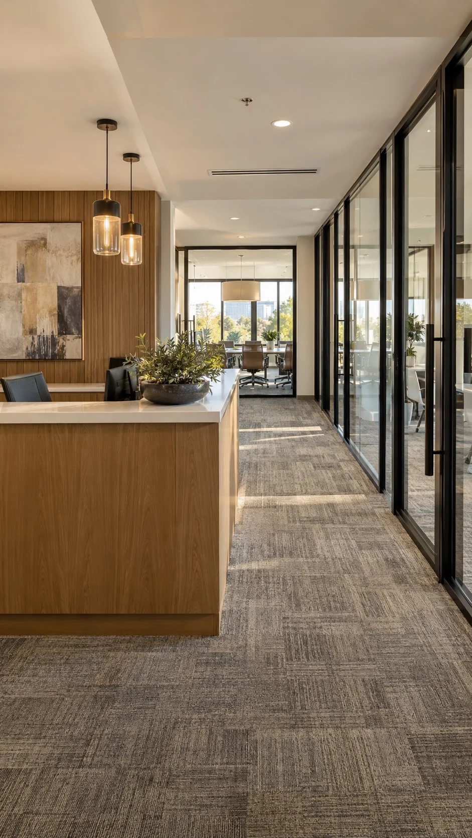finished commercial interior