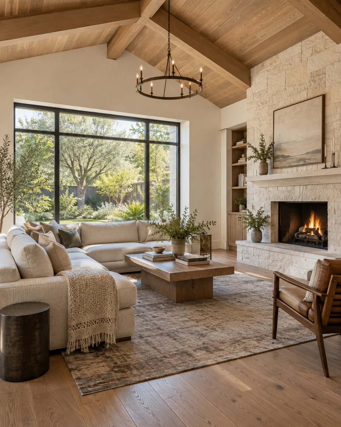 finished home interior