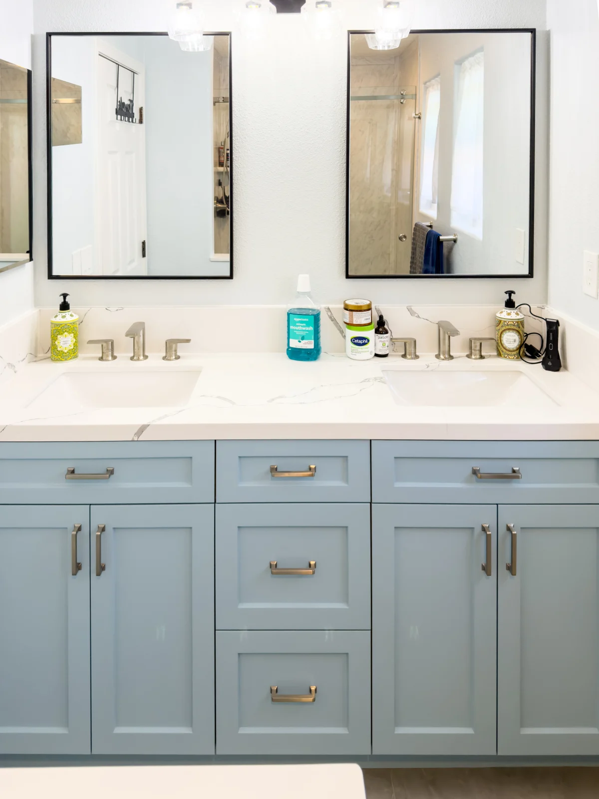 Fresh Blue Bathroom Remodels, photo 8