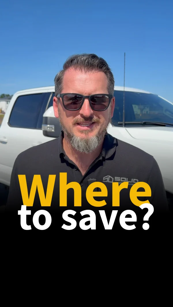 Where to save and where not during remodel?